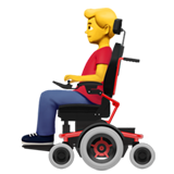 apple version: Man in Motorized Wheelchair