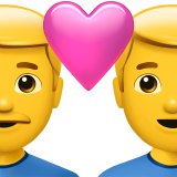apple version: Couple with Heart: Man, Man