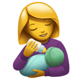 apple version: Woman Feeding Baby