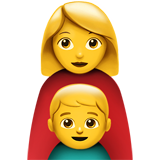apple version: Woman and Boy