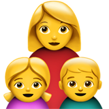 apple version: Family: Woman, Girl, Boy