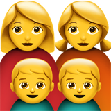 apple version: Family: Woman, Woman, Boy, Boy