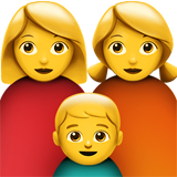 apple version: Family: Woman, Woman, Boy
