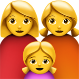 apple version: Family: Woman, Woman, Girl