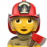 apple version: Woman Firefighter
