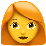 apple version: Woman: Red Hair