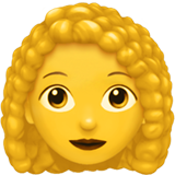 apple version: Woman with Curly Hair