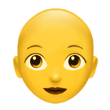 apple version: Woman with Bald Head