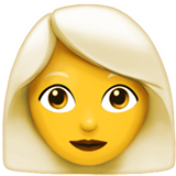 apple version: Woman with White Hair
