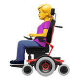 apple version: Woman in Manual Wheelchair