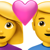 apple version: Couple with Heart