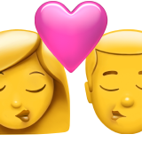 apple version: Kiss: Woman, Man