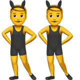 apple version: Man with Bunny Ears