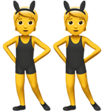 apple version: Woman with Bunny Ears