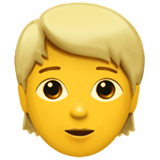 apple version: Person: Blond Hair