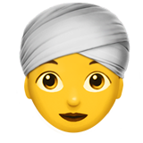 apple version: Woman Wearing Turban