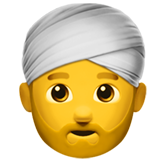 apple version: Man Wearing Turban