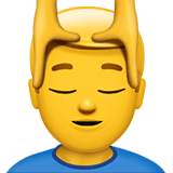 apple version: Man Getting Massage