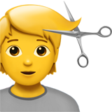 apple version: Person Getting Haircut