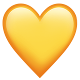 apple version: Yellow Heart
