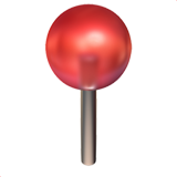 apple version: Round Pushpin