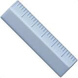 apple version: Straight Ruler
