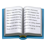 apple version: Open Book