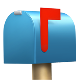 apple version: Closed Mailbox with Raised Flag