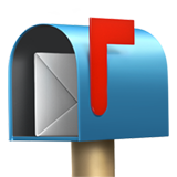 apple version: Open Mailbox with Raised Flag