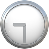 apple version: Clock Face Three-Thirty