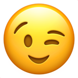 apple version: Winking Face