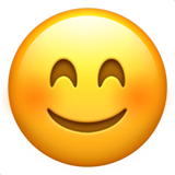 apple version: Smiling Face with Smiling Eyes