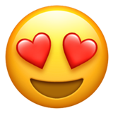apple version: Smiling Face with Heart-Eyes