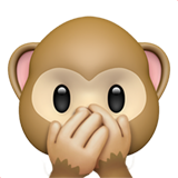 apple version: Speak-No-Evil Monkey