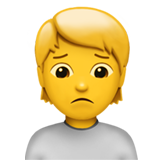 apple version: Person Frowning