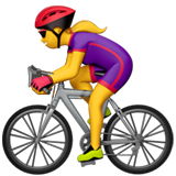 apple version: Woman Riding Bicycle