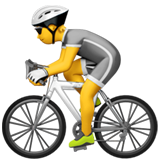 apple version: Person Biking