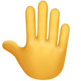 apple version: Raised Back of Hand