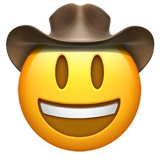 apple version: Face with Cowboy Hat