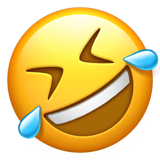 apple version: Rolling on the Floor Laughing