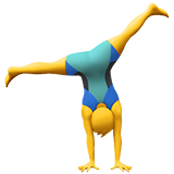 apple version: Man Cartwheeling