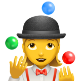 apple version: Woman Juggling
