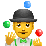 apple version: Man Juggling