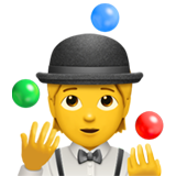 apple version: Person Juggling