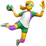 apple version: Woman Playing Handball