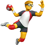 apple version: Man Playing Handball