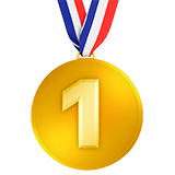 apple version: First Place Medal