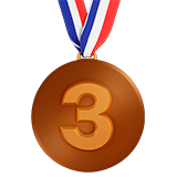 apple version: Third Place Medal