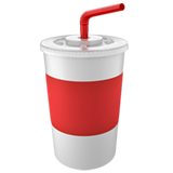 apple version: Cup with Straw