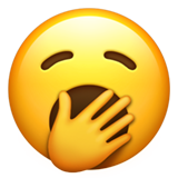 apple version: Yawning Face